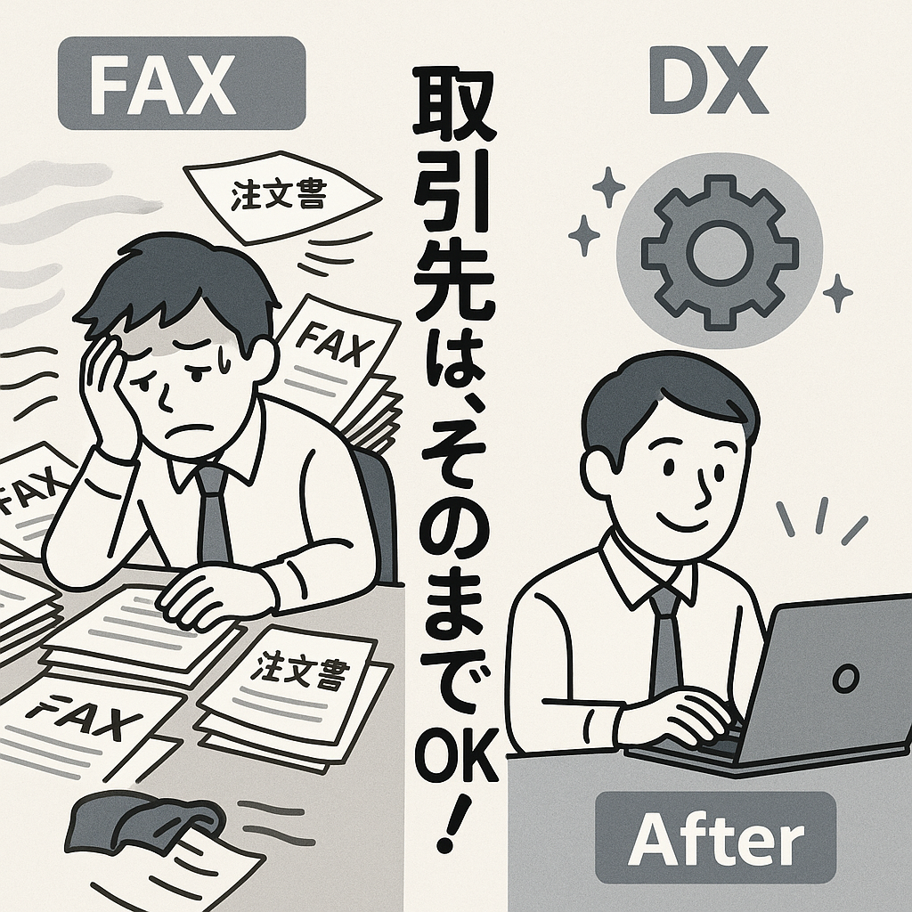 【取引先は「紙」のままOK!】受発注を効率化する“自社だけDX”とは? AI-OCRで実現する「一方的な」自動化術