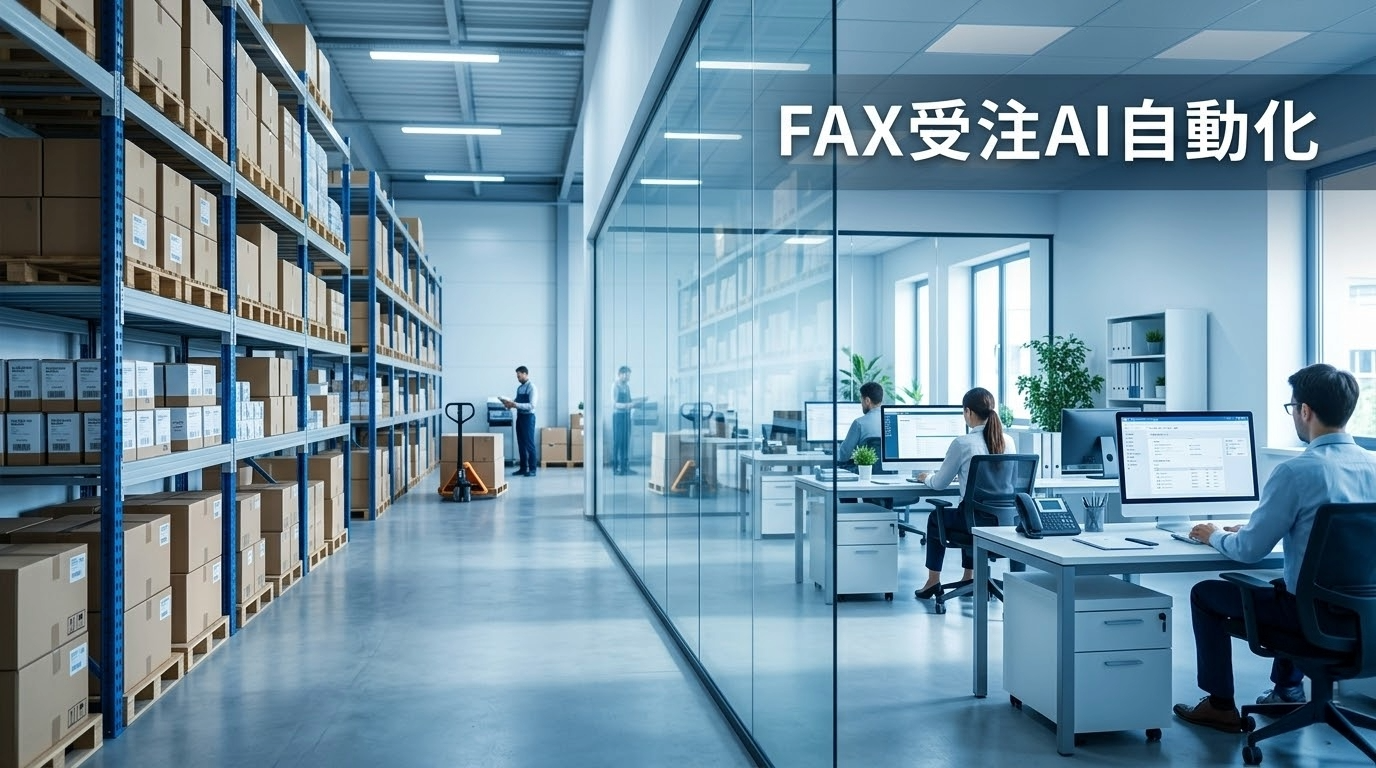 FAX受注AI自動化