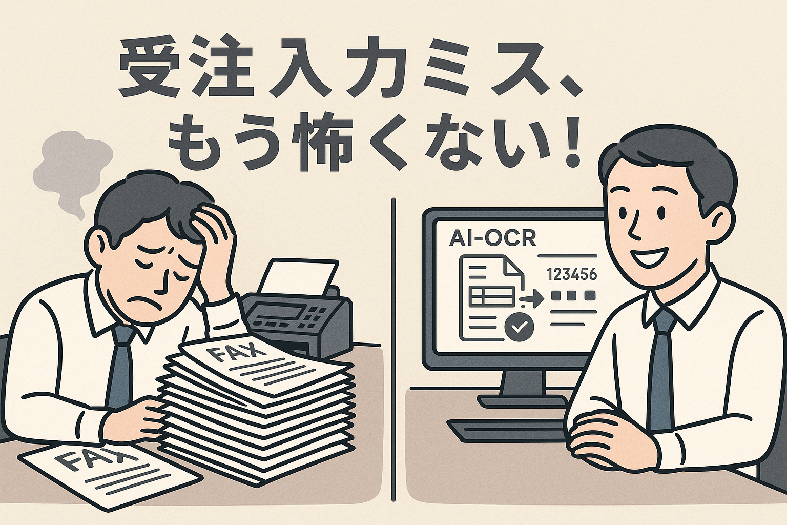 受注入力ミスをなくしたい担当者必見!ヒューマンエラーを防ぐ現場の工夫と、システム導入で劇的に効率化する方法