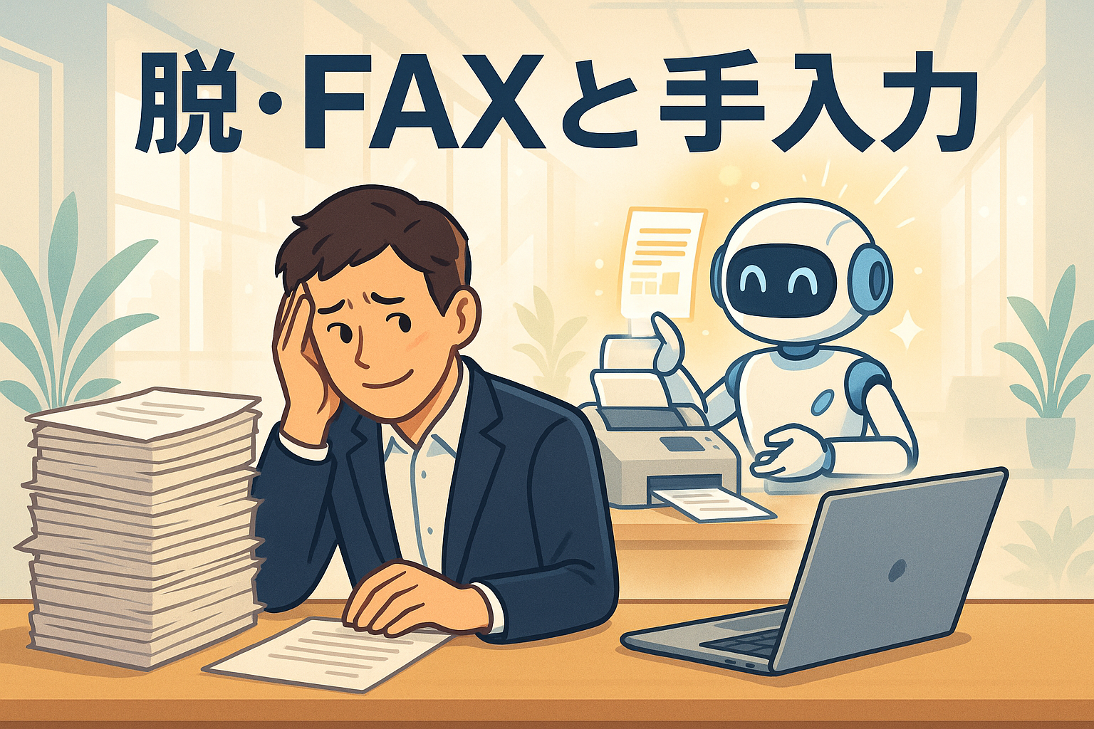 【脱・FAXと手入力】受注業務DXで残業ゼロへ!中小企業が今すぐ始めるべき効率化の全手順