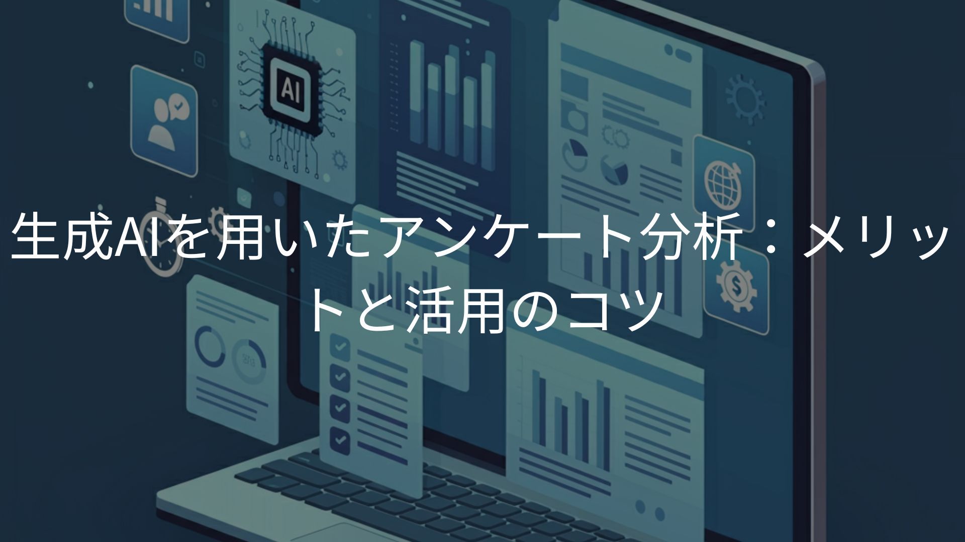 生成AIを用いたアンケート分析：メリットと活用のコツ